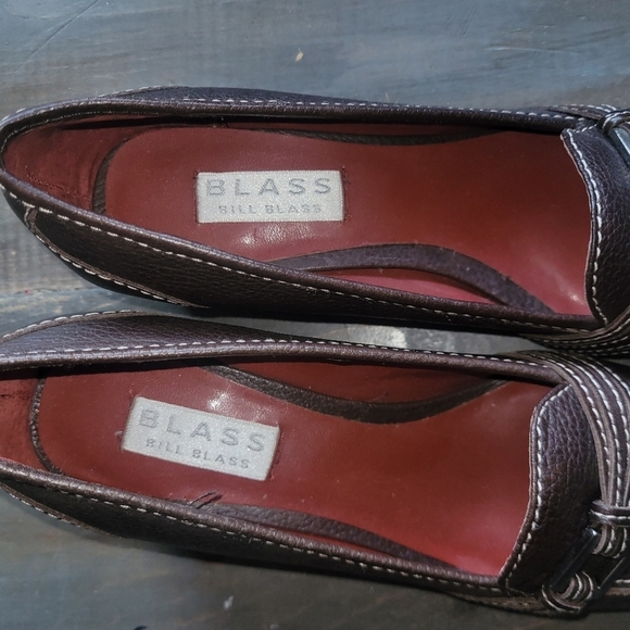 Bill Blass Rossi Brown Heeled Shoes 6M - Picture 3 of 5